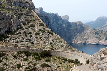 View rock cape formentor photo