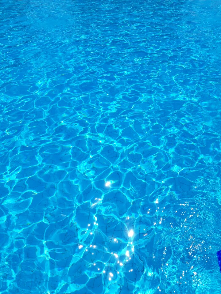 Water pool blue
