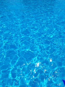 Water pool blue