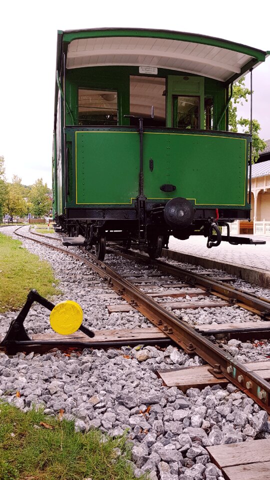Antique wagon track
