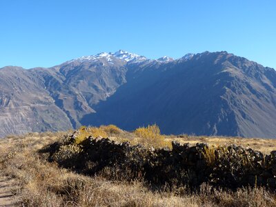 Colca canyon peru landscape