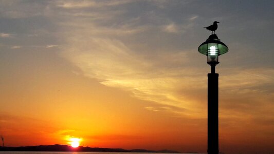Glow twilight sunset