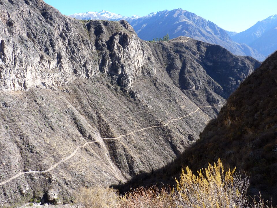 Colca canyon peru landscape