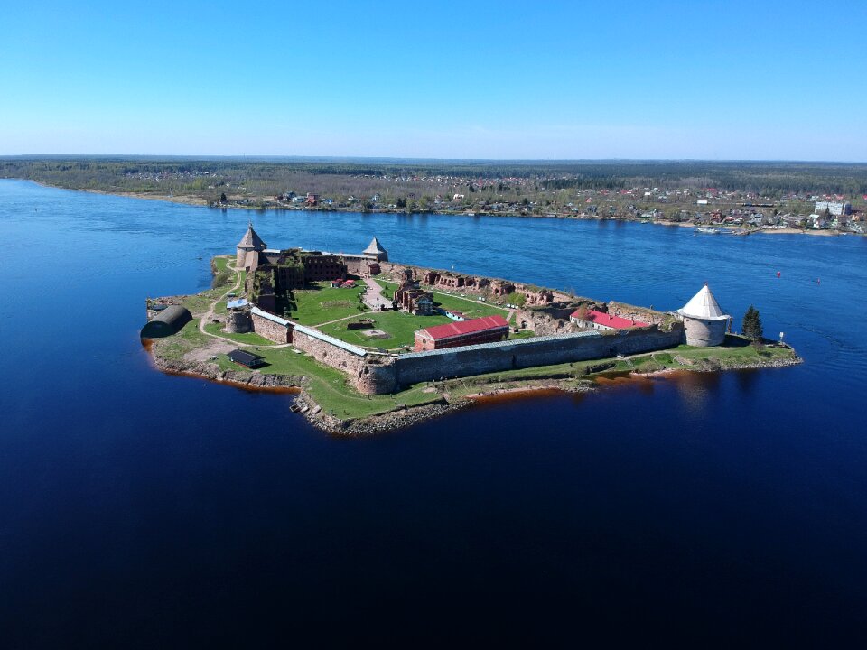 Lake blue old