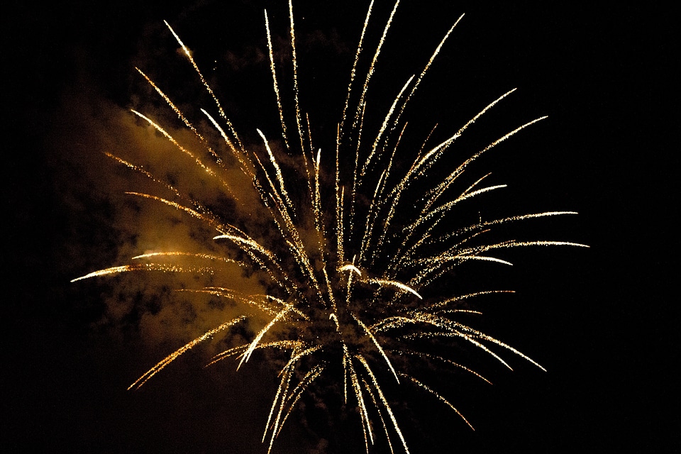 Lights night explosion
