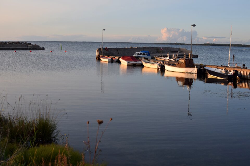 Evening sun djupvik port