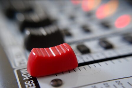 Music mixing studio