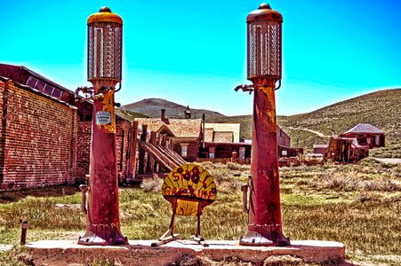 Shell gas pump fuel photo