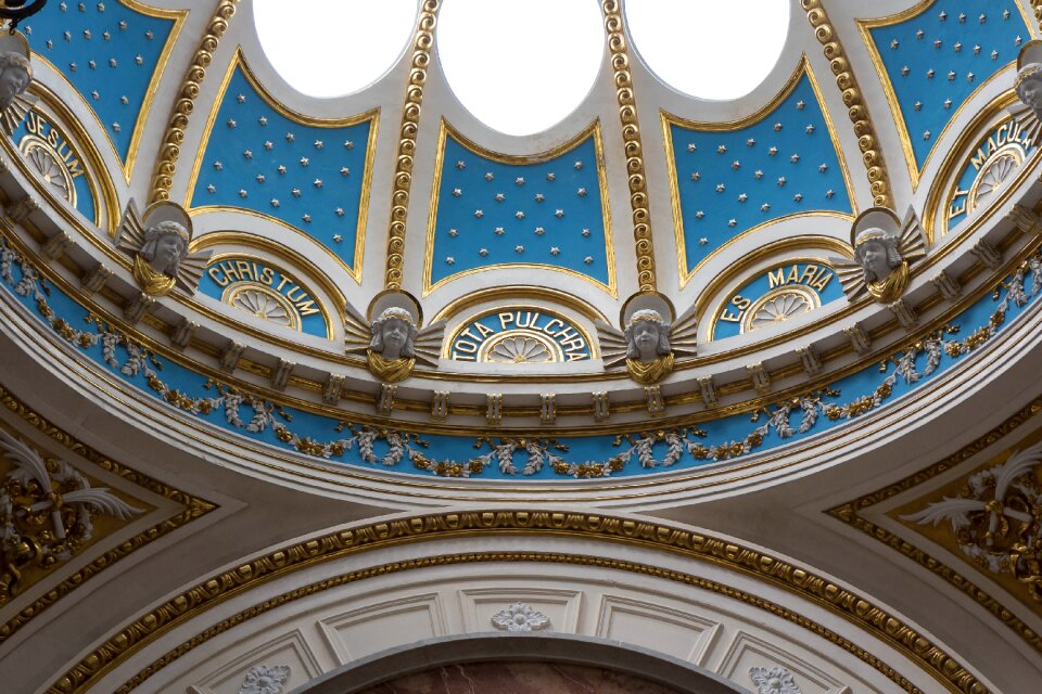 Blue religion architecture