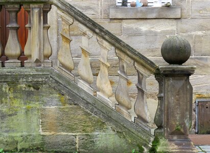 Treppengeländer staircase masonry photo