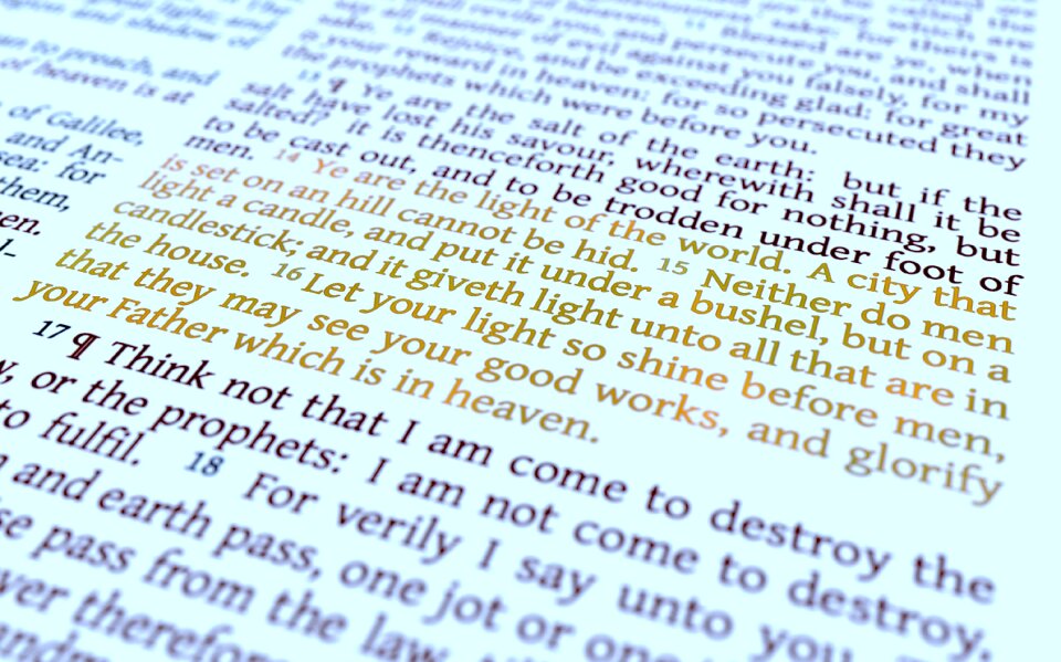 Bible christian religion