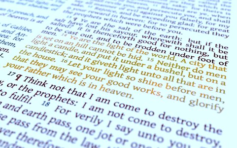 Bible christian religion
