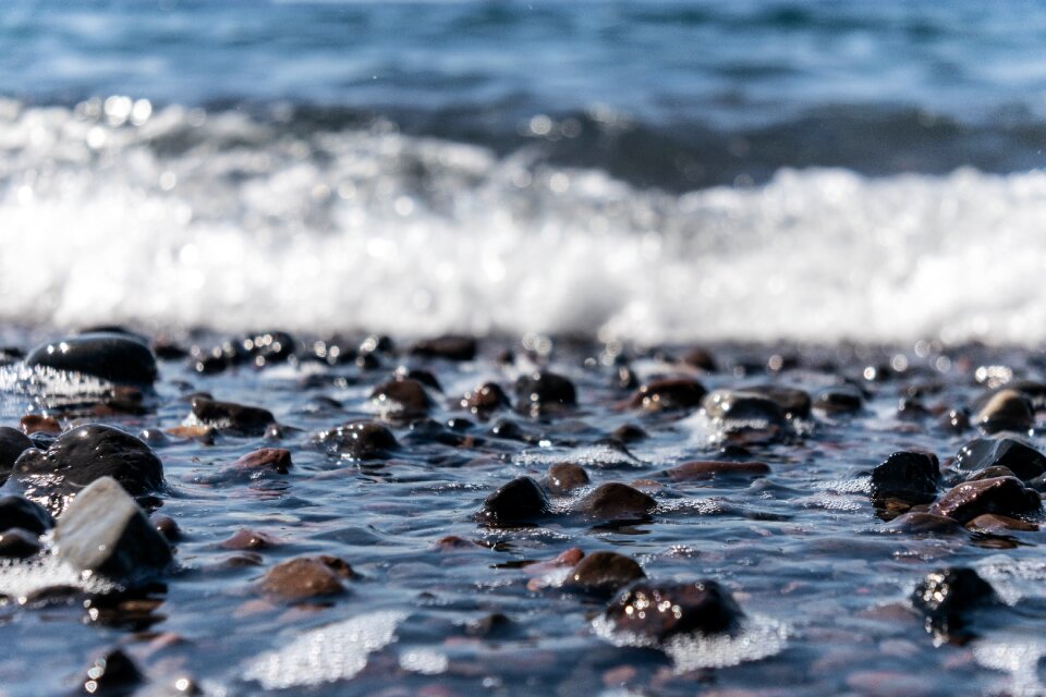 Blue wave beach