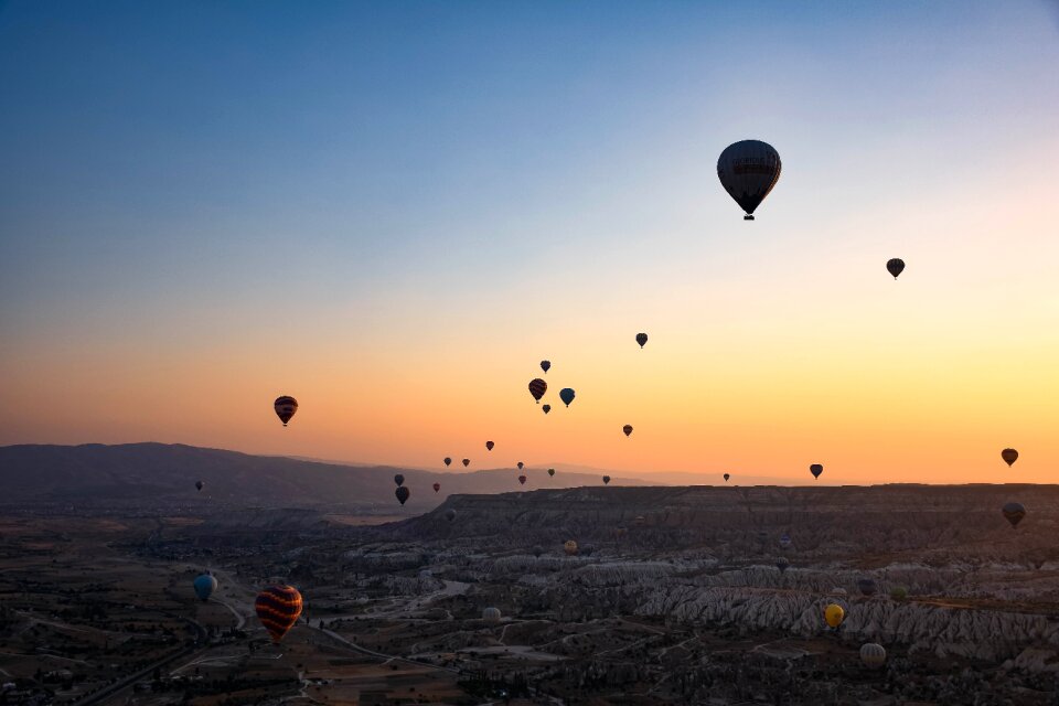 Tourism nature balloon