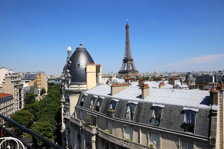 Eiffel tower holidays photo