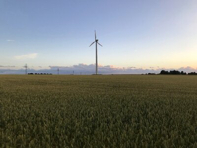 Environment windmills electricity photo