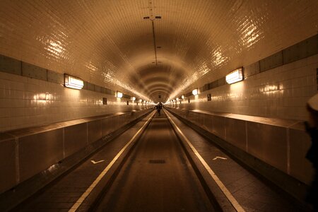 Perspective architecture tunnel photo