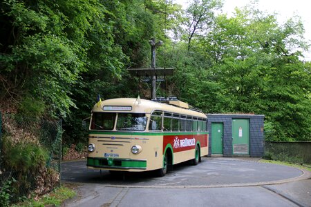 Trolley city bus service collect