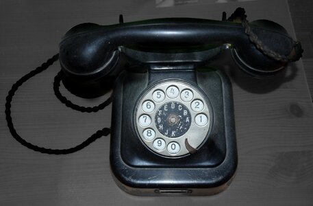 Telephone handset communication telephone photo