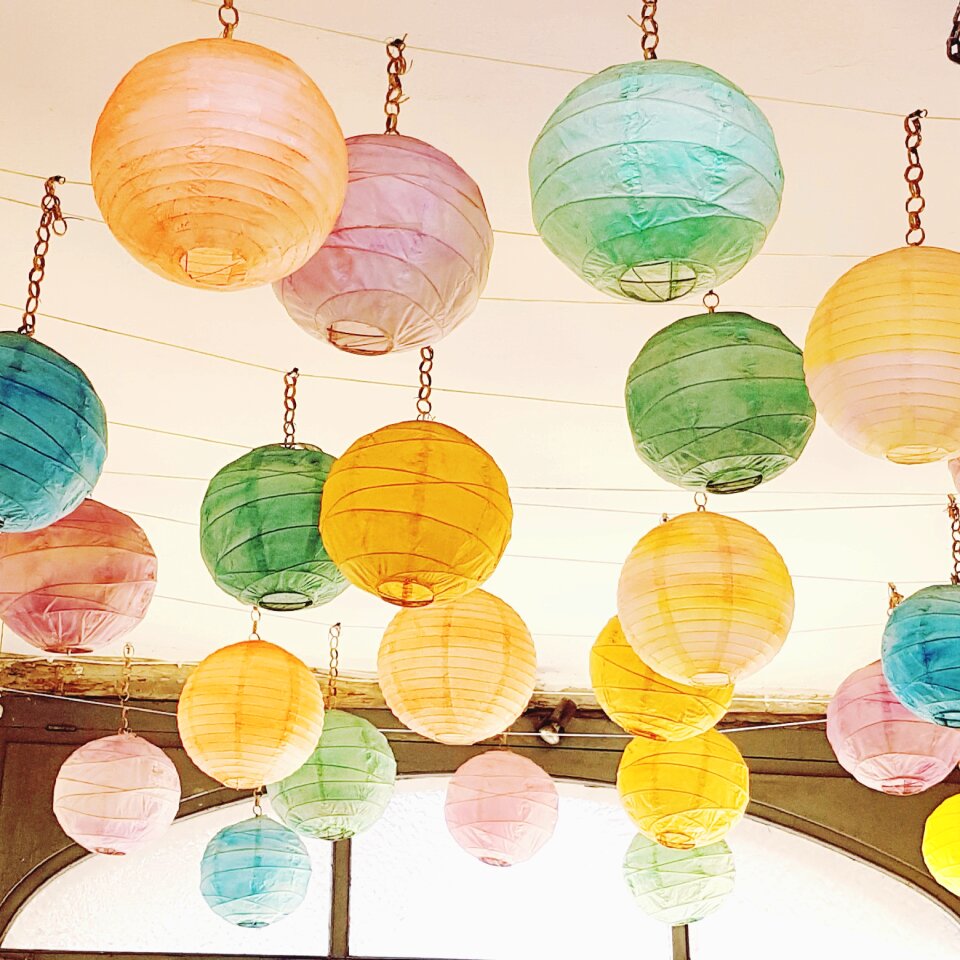 Chinese lanterns mood lights