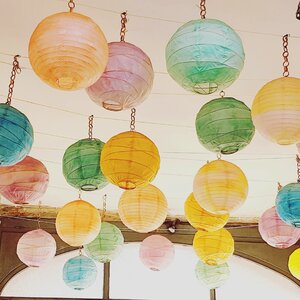 Chinese lanterns mood lights photo