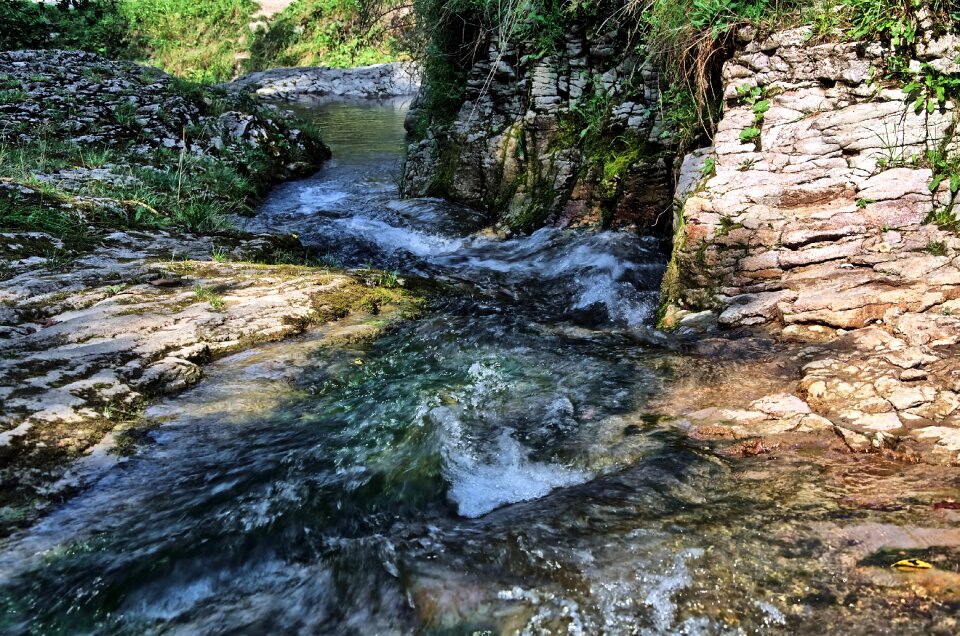 Valley white water nature spring water