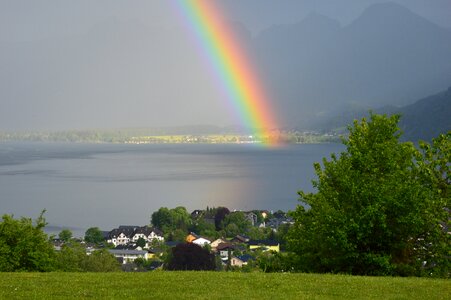 Lake wolfgang sky nature