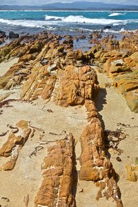 Layer sea sand photo