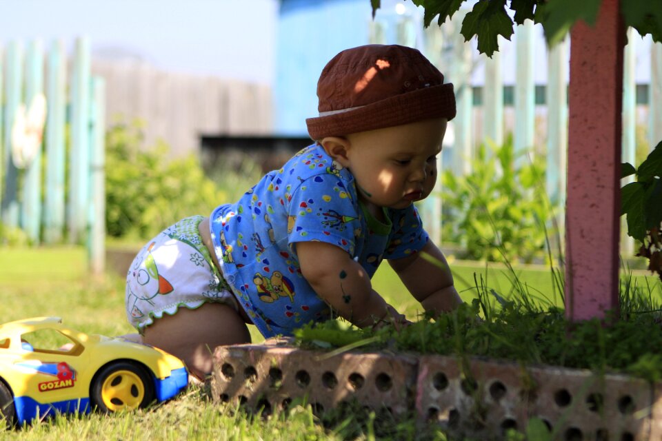 Baby summer vacation