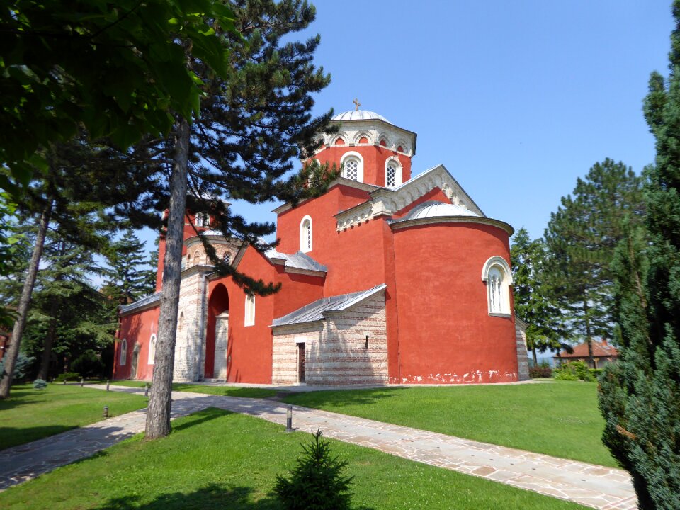 Zica monastery balkan architecture photo