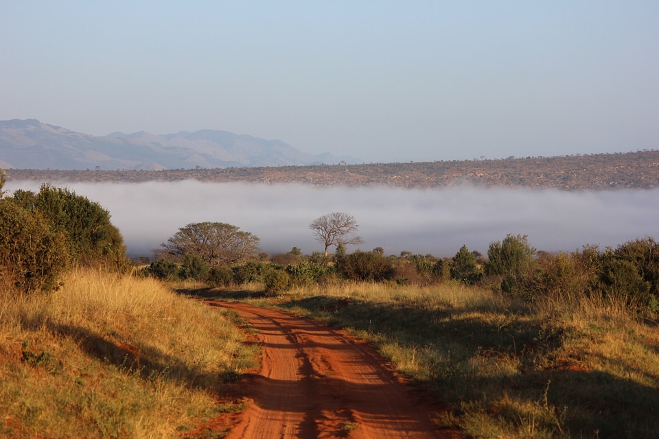 Kenya morning clouds