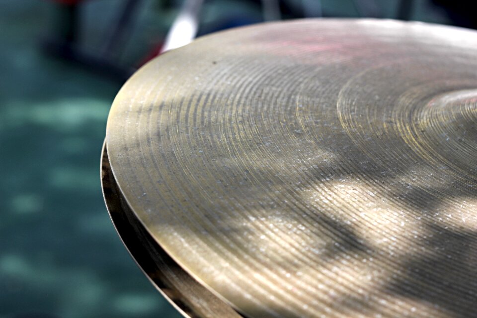 Cymbal equipment drummer photo