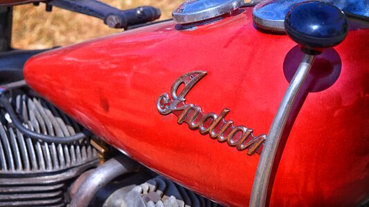 Vintage motorbike retro