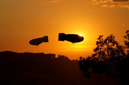 Abendstimmung sunset setting sun photo