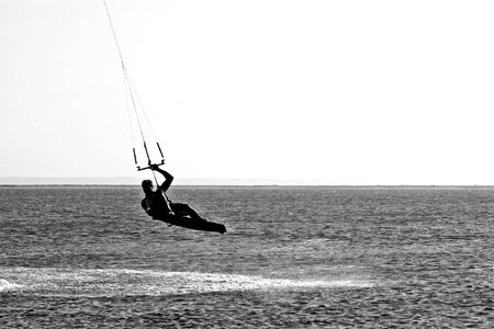 Kitesurfer baltic sea fehmarn