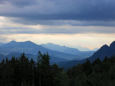 Landscape nature panorama photo