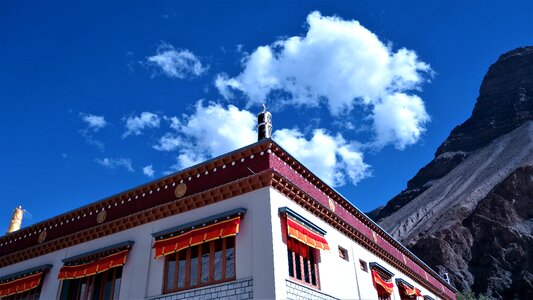 Mountain architecture landscape