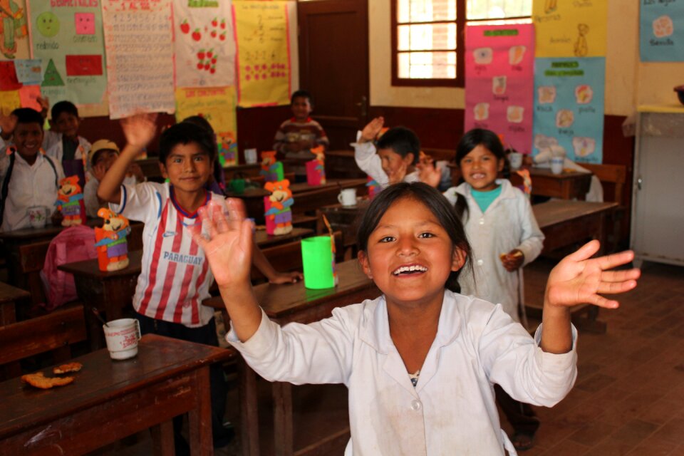 School learning students