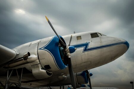 Blue flying sky photo