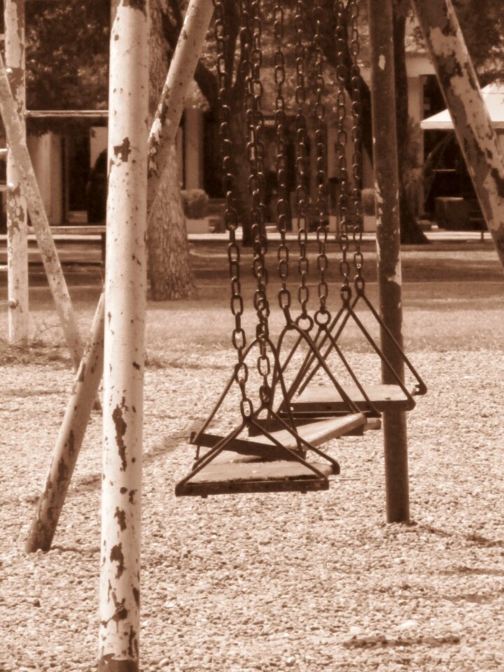 Hammocks park sepia