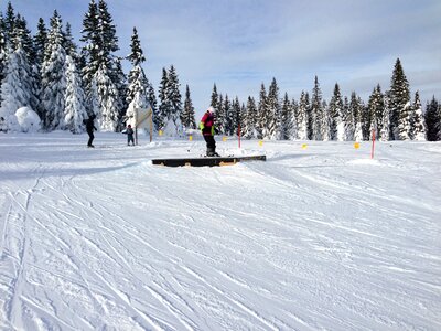 Ski winter children