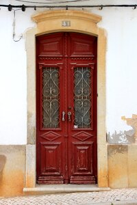Architecture wood portal