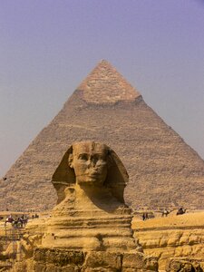 Sphinx pyramid photo