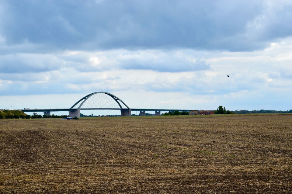 Bridge baltic sea fehmarnsund bridge
