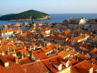 Dubrovnik landscape mediterranean