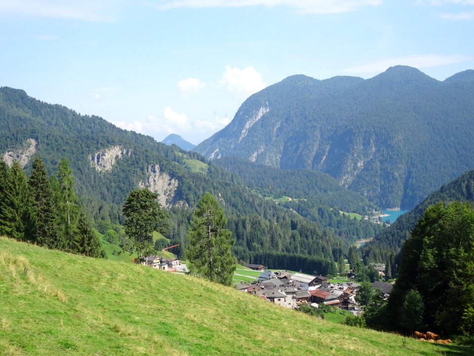 Sauris mountains valley photo