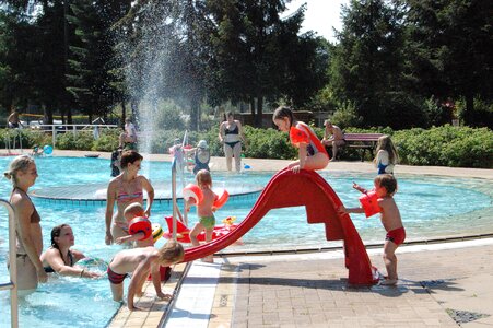 Water slide water fun slip