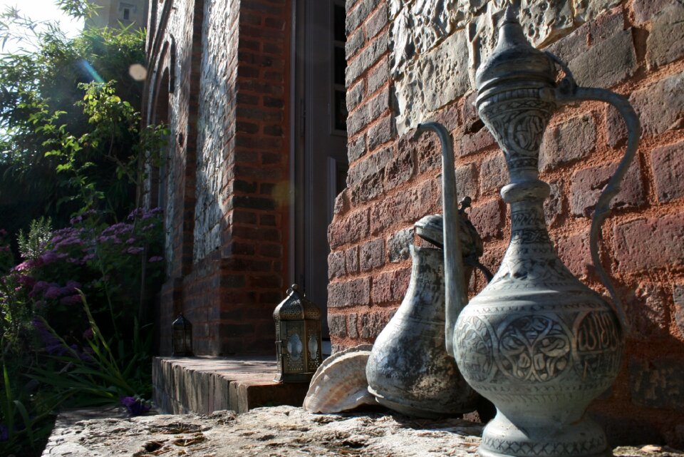 Vessel antique metal
