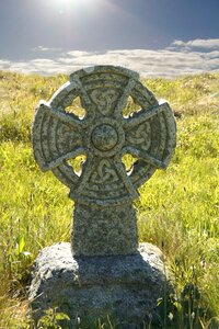Tombstone cross roof