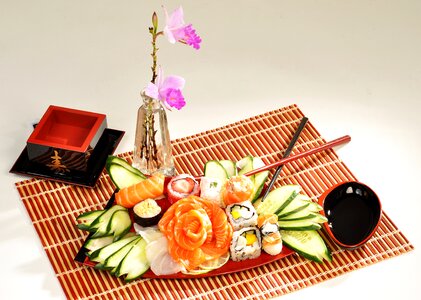 Food sushi japanese photo